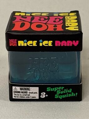 💙 [2/$25] NEE DOH NICE ICE BABY BLUE SQUISH VIRAL SQUISHY TOY [BRAND NEW] 💙